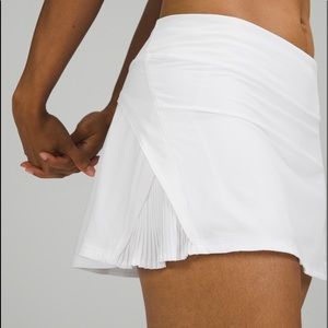 Play off the pleats tennis skirt
